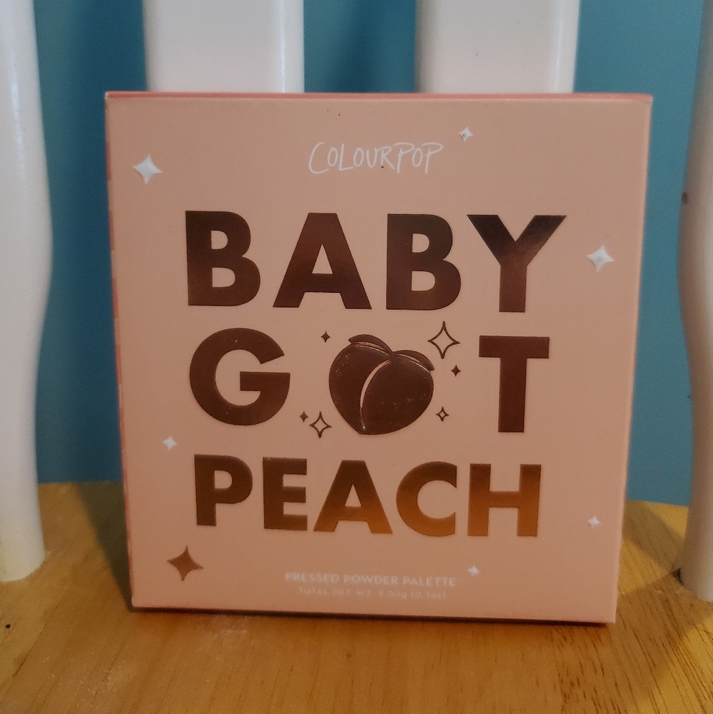 Colourpop baby got peach eyeshadow palette